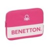 Funda safta para portatil 11,6\ benetton raspberry 230x310x20 mm