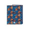 Carpeta safta carton folio 4 anillas mixtas hot wheels speed club