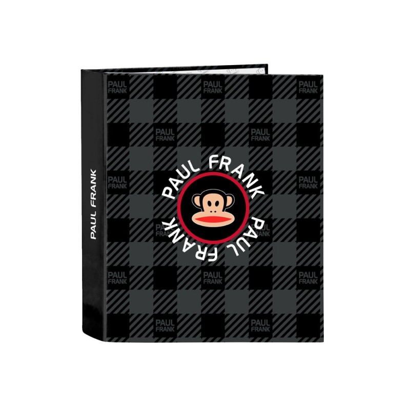 Carpeta safta carton folio 4 anillas lomo ancho paul frank campers