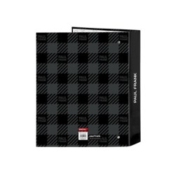 Carpeta safta carton folio 4 anillas lomo ancho paul frank campers