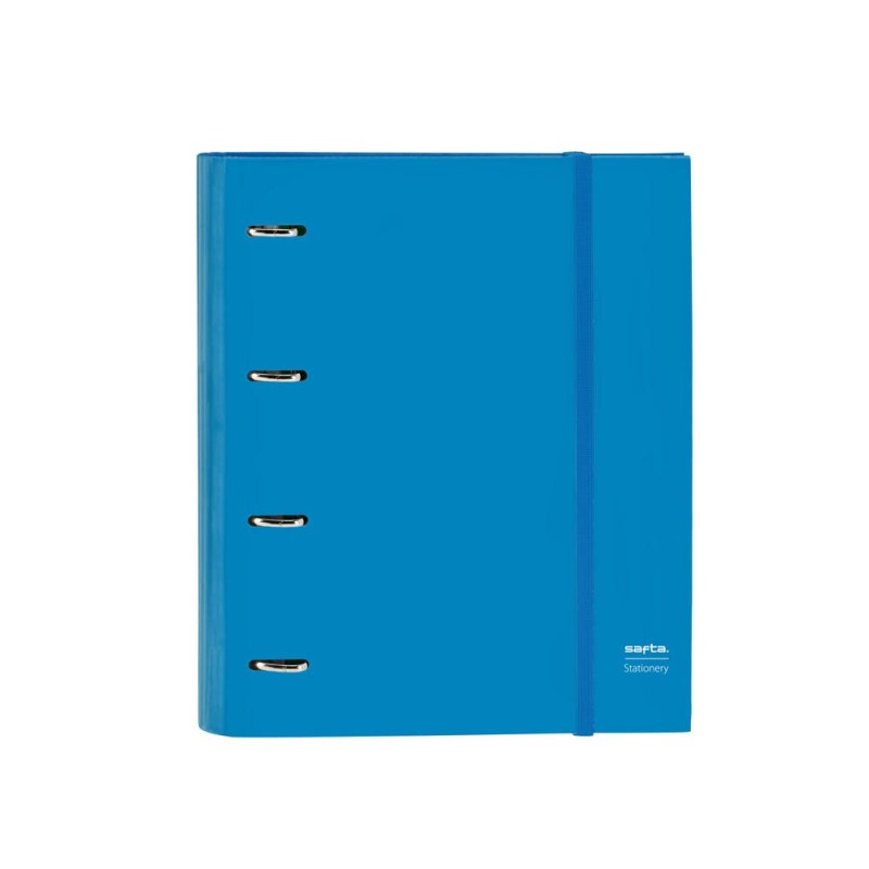 Carpeta 4 anillas 35 mm safta din a4 gomas y 5 separadores tapa forrada recambio 100 h 60 gr cuadro 5 mm stationery
