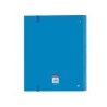 Carpeta 4 anillas 35 mm safta din a4 gomas y 5 separadores tapa forrada recambio 100 h 60 gr cuadro 5 mm stationery