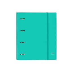 Carpeta 4 anillas 35 mm safta din a4 gomas y 5 separadores tapa forrada recambio 100 h 60 gr cuadro 5 mm stationery