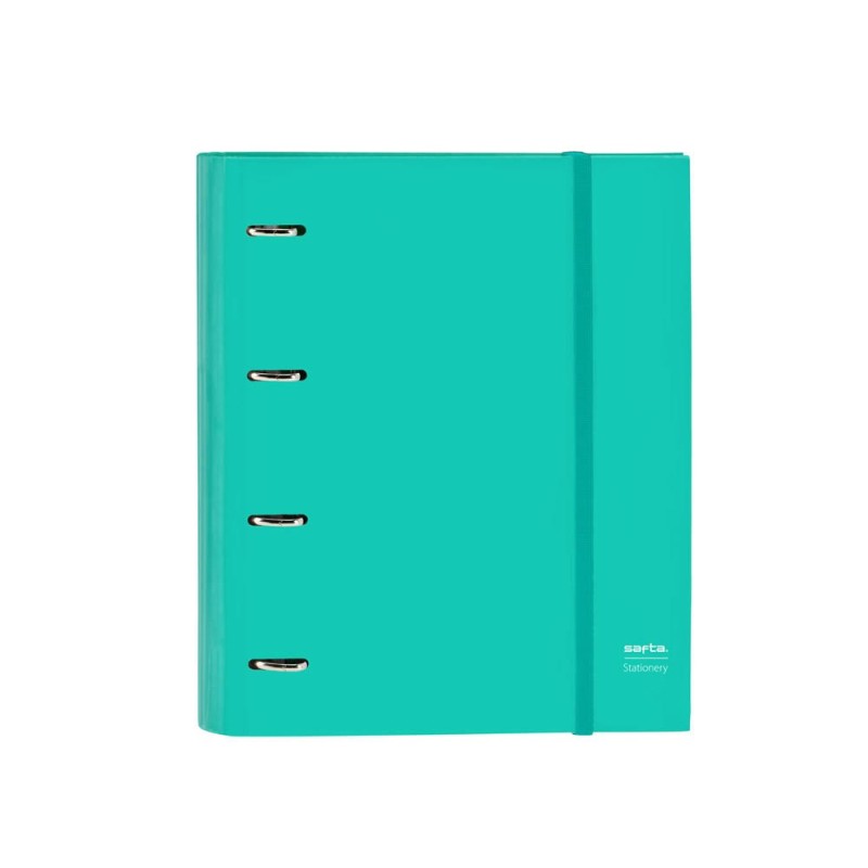 Carpeta 4 anillas 35 mm safta din a4 gomas y 5 separadores tapa forrada recambio 100 h 60 gr cuadro 5 mm stationery