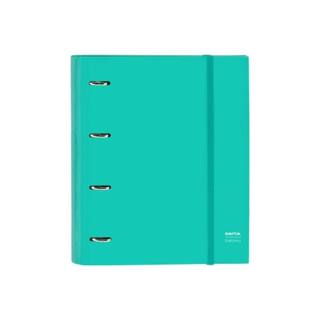 Carpeta 4 anillas 35 mm safta din a4 gomas y 5 separadores tapa forrada recambio 100 h 60 gr cuadro 5 mm stationery