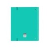 Carpeta 4 anillas 35 mm safta din a4 gomas y 5 separadores tapa forrada recambio 100 h 60 gr cuadro 5 mm stationery