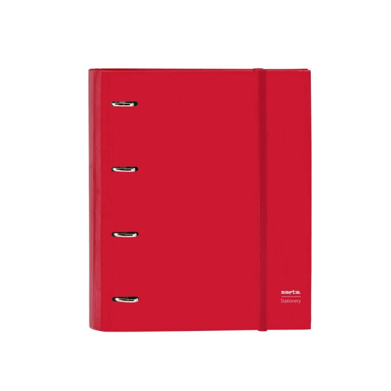 Carpeta 4 anillas 35 mm safta din a4 gomas y 5 separadores tapa forrada recambio 100 h 60 gr cuadro 5 mm stationery