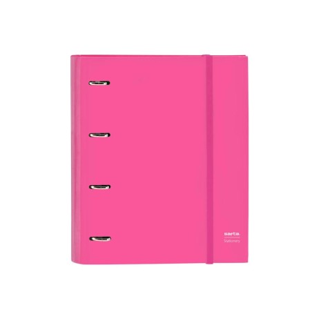 Carpeta 4 anillas 35 mm safta din a4 gomas y 5 separadores tapa forrada recambio 100 h 60 gr cuadro 5 mm stationery