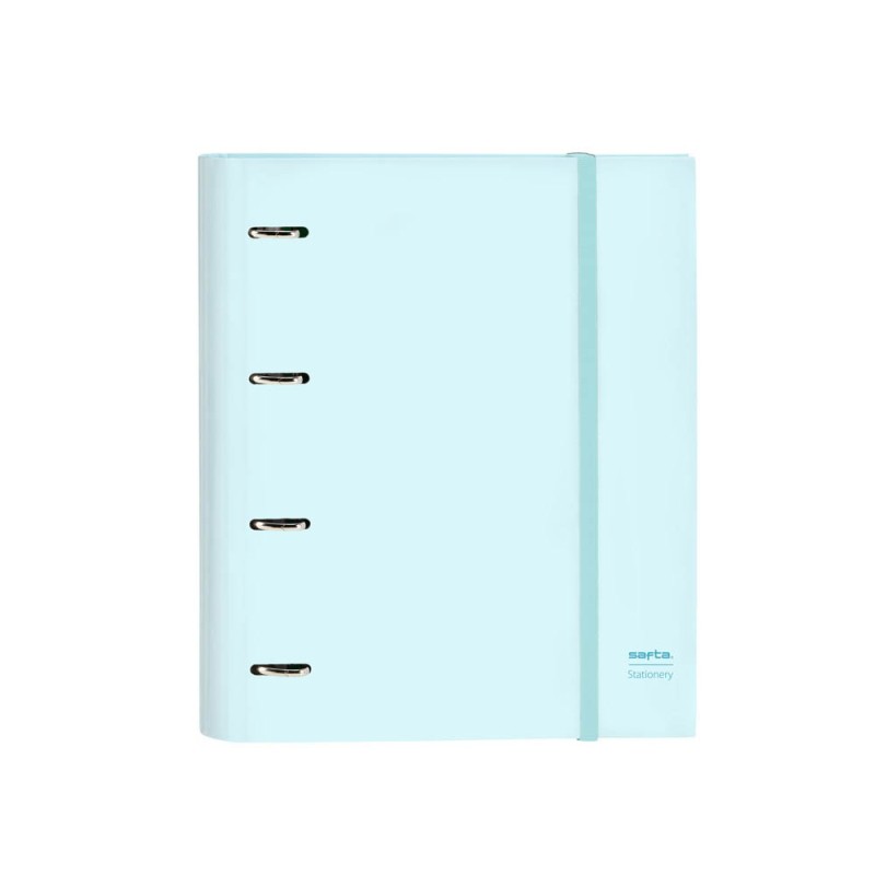 Carpeta 4 anillas 35 mm safta din a4 gomas y 5 separadores tapa forrada recambio 100 h 60 gr cuadro 5 mm stationery