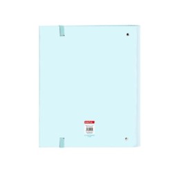 Carpeta 4 anillas 35 mm safta din a4 gomas y 5 separadores tapa forrada recambio 100 h 60 gr cuadro 5 mm stationery