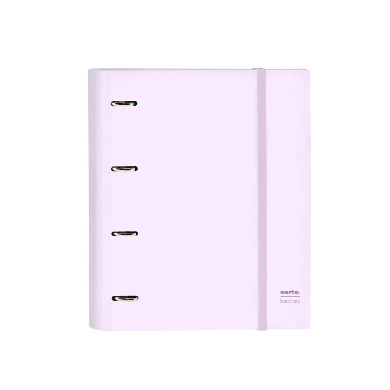 Carpeta 4 anillas 35 mm safta din a4 gomas y 5 separadores tapa forrada recambio 100 h 60 gr cuadro 5 mm stationery