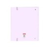 Carpeta 4 anillas 35 mm safta din a4 gomas y 5 separadores tapa forrada recambio 100 h 60 gr cuadro 5 mm stationery
