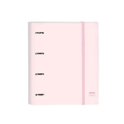 Carpeta 4 anillas 35 mm safta din a4 gomas y 5 separadores tapa forrada recambio 100 h 60 gr cuadro 5 mm stationery