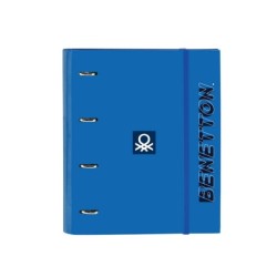 Carpeta 4 anillas 35 mm safta din a4 gomas y 5 separadores tapa forrada recambio 100 h 60 gr cuadro 5 mm benetton