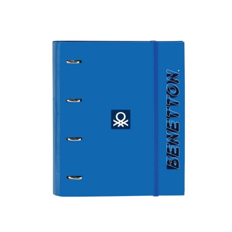 Carpeta 4 anillas 35 mm safta din a4 gomas y 5 separadores tapa forrada recambio 100 h 60 gr cuadro 5 mm benetton
