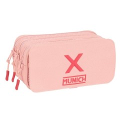 Bolso escolar portatodo safta triple cremallera munich basics 100x215x80 mm