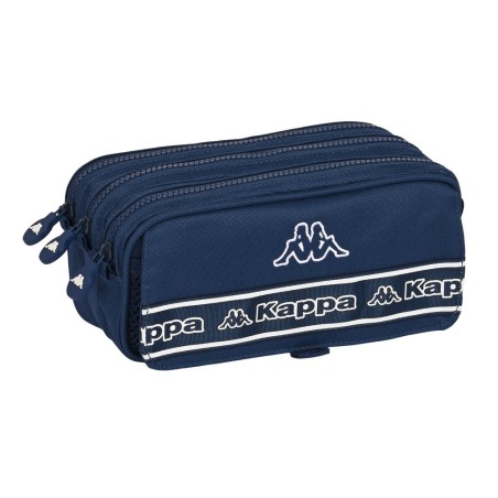 Bolso escolar portatodo safta triple cremallera kappa navy 100x215x80 mm