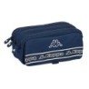 Bolso escolar portatodo safta triple cremallera kappa navy 100x215x80 mm