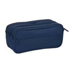 Bolso escolar portatodo safta triple cremallera kappa navy 100x215x80 mm
