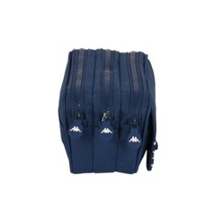 Bolso escolar portatodo safta triple cremallera kappa navy 100x215x80 mm