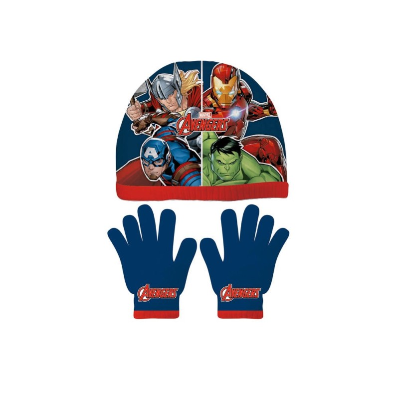 Set gorro y guantes safta navidad avengers