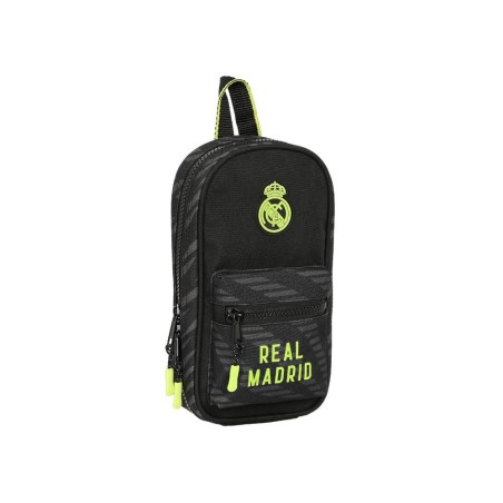 Plumier escolar safta real madrid 3 equipacion 22/23 mochila con 4 portatodos llenos 120x50x230 mm
