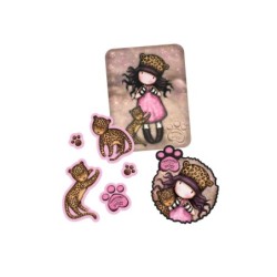 Pegatina safta santoro s gorjuss wild expositor de 18 blisters de 7 unidades 304x70x215 mm