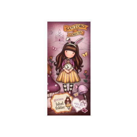 Pegatina safta santoro s gorjuss through the looking glass blister 5 unidades 87x5x192 mm