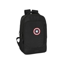 Mochila ordenador escolar safta capitan america teen 15,6\ 290x150x440 mm