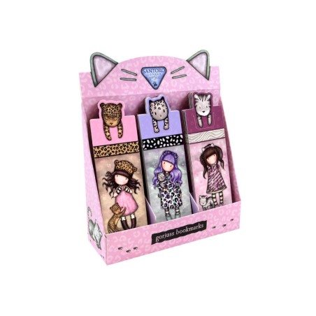 Marcador de libro safta santoro s gorjuss wild expositor de 24 unidades surtidas 190x62x226 mm