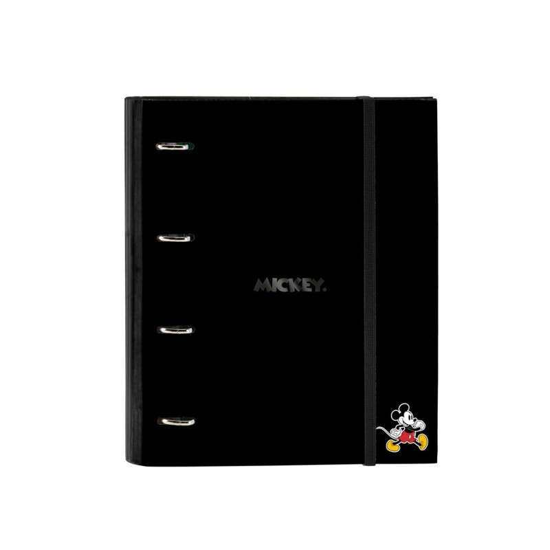 Carpeta con recambio safta din a4 tapa forrada 100 h 60 gr cuadro 5 mm mickey mouse premium 270x35x320 mm