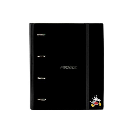 Carpeta con recambio safta din a4 tapa forrada 100 h 60 gr cuadro 5 mm mickey mouse premium 270x35x320 mm