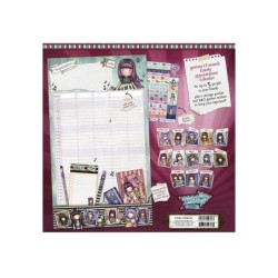 Calendario de pared safta santoro s gorjuss wild 300x2x300 mm