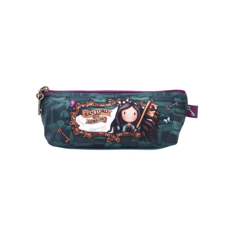Bolso escolar safta santoro s gorjuss through the looking glass con accesorios 223x57x88 mm