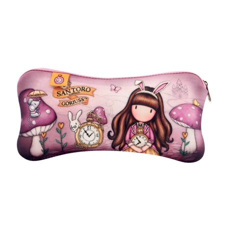 Bolso escolar safta portatodo santoro s gorjuss through the looking glass neopreno 220x10x113 mm