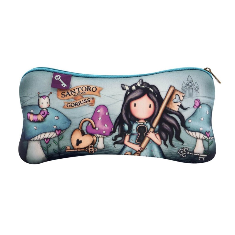 Bolso escolar safta portatodo santoro s gorjuss through the looking glass neopreno 220x10x113 mm