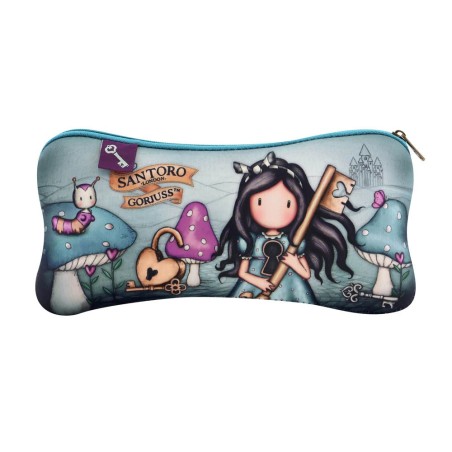 Bolso escolar safta portatodo santoro s gorjuss through the looking glass neopreno 220x10x113 mm