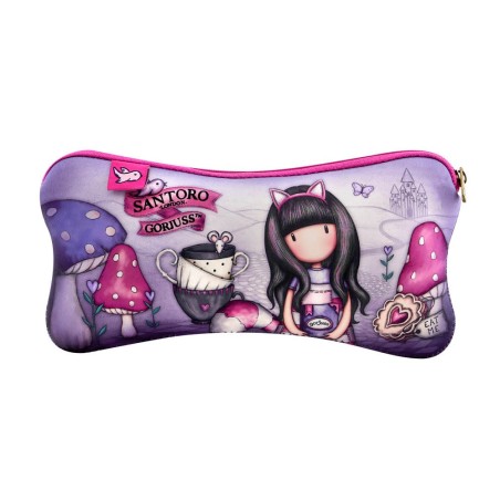 Bolso escolar safta portatodo santoro s gorjuss through the looking glass neopreno 220x10x113 mm