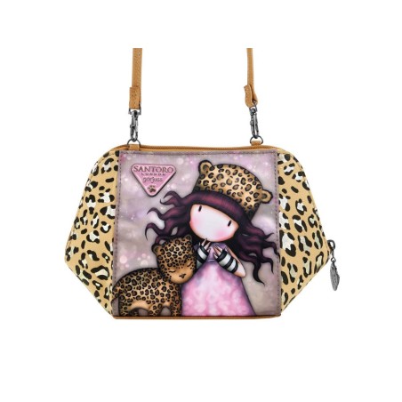 Bolso bandolera escolar safta santoro s gorjuss wild 260x95x155 mm