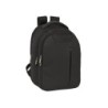 Cartera escolar safta business (black-blue-grey) mochila portatil 15,6\ y 14,1\  tab 9,7\usb