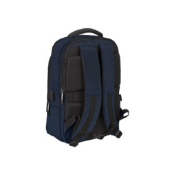 Cartera escolar safta business (black-blue-grey) mochila ordenador 15,6\ 290x150x440 mm