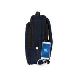Cartera escolar safta business (black-blue-grey) mochila ordenador 15,6\ 290x150x440 mm