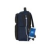 Cartera escolar safta business (black-blue-grey) mochila 2 bolsillos portatil 15,6\usb 310x130x440 mm