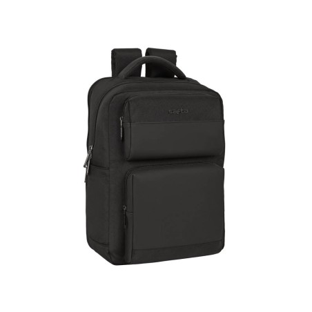 Cartera escolar safta business (black-blue-grey) mochila 2 bolsillos portatil 15,6\usb 310x130x440 mm