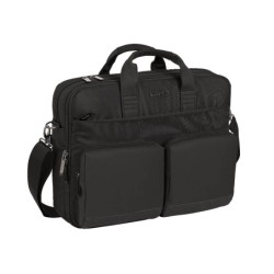 Cartera escolar safta business (black-blue-grey) maletin portatil 15,6\tab 10,6\usb 410x90x330 mm