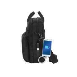 Cartera escolar safta business (black-blue-grey) maletin portatil 15,6\tab 10,6\usb 410x90x330 mm