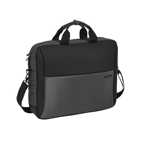 Cartera escolar safta business (black-blue-grey) maletin ordenador 15,6\ 410x90x330 mm