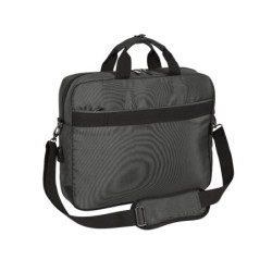 Cartera escolar safta business (black-blue-grey) maletin ordenador 15,6\ 410x90x330 mm