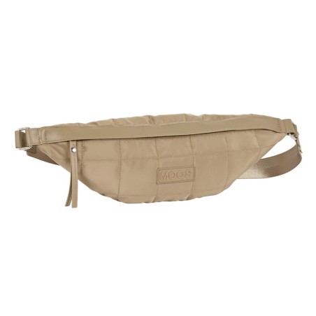 Cartera escolar safta moos capsula camel riñonera adulto 410x70x155 mm