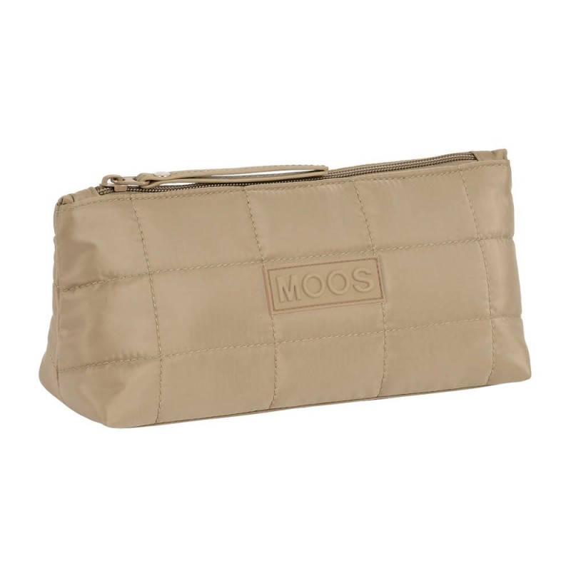 Cartera escolar safta moos capsula camel neceser 230x80x120 mm